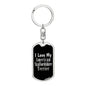 Love My American Staffordshire Terrier v2 - Luxury Dog Tag Keychain
