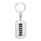 Dianna v01 - Luxury Dog Tag Keychain