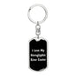 Love My Hieroglyphic River Cooter v2 - Luxury Dog Tag Keychain