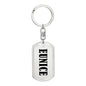 Eunice v01 - Luxury Dog Tag Keychain