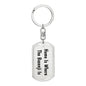 Basenji's Home - Luxury Dog Tag Keychain