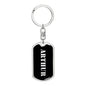 Arthur v3 - Luxury Dog Tag Keychain
