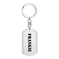 Frankie - Luxury Dog Tag Keychain