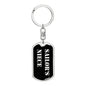 Sailor's Niece v2 - Luxury Dog Tag Keychain