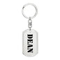 Dean - Luxury Dog Tag Keychain