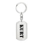 Kurt - Luxury Dog Tag Keychain
