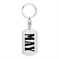 May v01 - Luxury Dog Tag Keychain