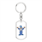 Wizard 01 - Luxury Dog Tag Keychain