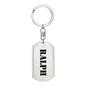 Ralph - Luxury Dog Tag Keychain
