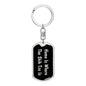 Shih Tzu's Home v2 - Luxury Dog Tag Keychain