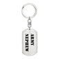 Army Nephew - Luxury Dog Tag Keychain
