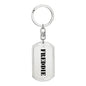 Freddie - Luxury Dog Tag Keychain