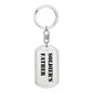 Soldier's Father - Luxury Dog Tag Keychain