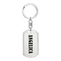 Angelica v01 - Luxury Dog Tag Keychain