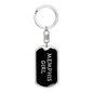 Memphis Girl v5 - Luxury Dog Tag Keychain