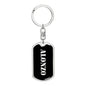 Alonzo v3 - Luxury Dog Tag Keychain