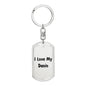 Love My Danio - Luxury Dog Tag Keychain
