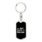 Doberman v2 - Luxury Dog Tag Keychain