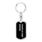 Coast Guard Sister v2 - Luxury Dog Tag Keychain