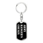 Army Ranger's Cousin v2 - Luxury Dog Tag Keychain