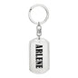 Arlene v01 - Luxury Dog Tag Keychain