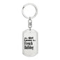 French Bulldog - Luxury Dog Tag Keychain