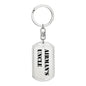 Airman's Uncle - Luxury Dog Tag Keychain
