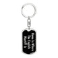 English Mastiff's Home v2 - Luxury Dog Tag Keychain