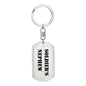Soldier's Nephew - Luxury Dog Tag Keychain