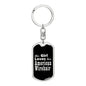 American Wirehair v2 - Luxury Dog Tag Keychain
