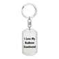 Love My Redbone Coonhound v4 - Luxury Dog Tag Keychain