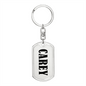 Carey v01 - Luxury Dog Tag Keychain
