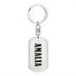 Amalia v01 - Luxury Dog Tag Keychain