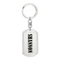 Shannon v01 - Luxury Dog Tag Keychain