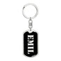 Emil v3 - Luxury Dog Tag Keychain