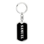 Samuel v3 - Luxury Dog Tag Keychain