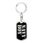 Navy Boy v2 - Luxury Dog Tag Keychain