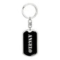 Angelo v3 - Luxury Dog Tag Keychain