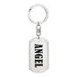 Angel v01 - Luxury Dog Tag Keychain