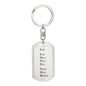 I Love You v2 - Luxury Dog Tag Keychain