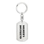 Soldier's Boyfriend - Luxury Dog Tag Keychain