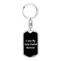 Love My Curly-Coated Retriever v5 - Luxury Dog Tag Keychain