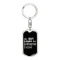 Bedlington Terrier v2 - Luxury Dog Tag Keychain