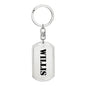 Willis - Luxury Dog Tag Keychain