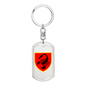 19th Missile Brigade (Ukraine) - Luxury Dog Tag Keychain