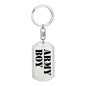 Army Boy - Luxury Dog Tag Keychain