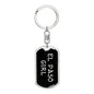 El Paso Girl v5 - Luxury Dog Tag Keychain