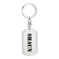 Shaun - Luxury Dog Tag Keychain