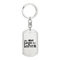 LaPerm - Luxury Dog Tag Keychain