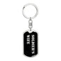 Soldier's Wife v2 - Luxury Dog Tag Keychain